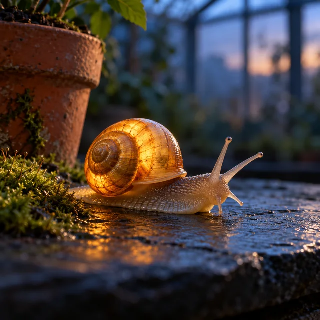Lantern Snail: A small companion for the darker hours.