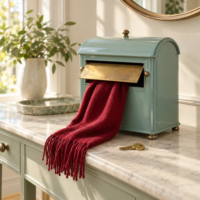 Lost Things Postbox: A little welcome for things that wandered.