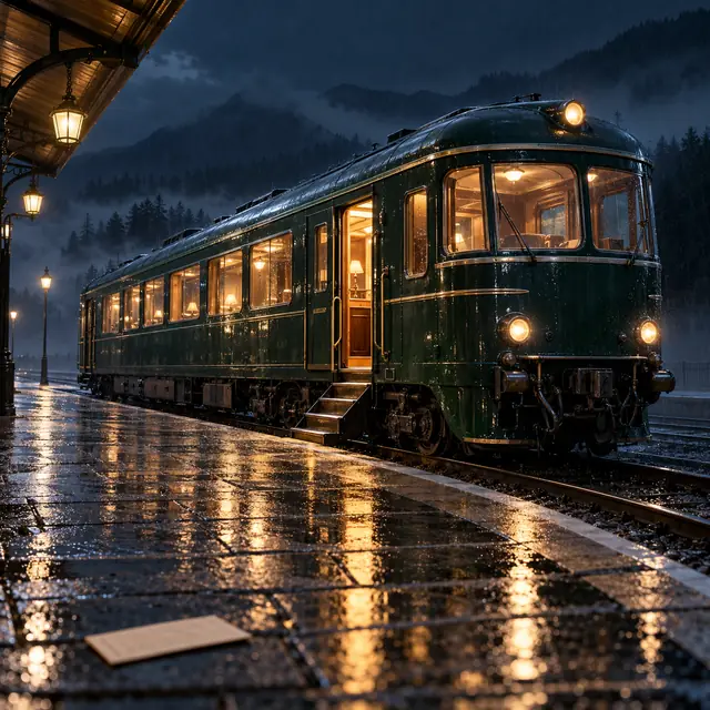 Midnight Nowhere Express: A window seat beyond the edge of the map.